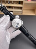 Jaeger LeCoultre Master Ultra Thin Moon 904L Steel 1:1 Mirror Replica Watch - Image 5