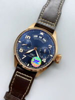 IWC Big Pilot Annual Calender Steel Blue Dial 1:1 Mirror Replica - Image 4