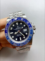 Rolex GMT Masters Super Clone Custom Ceramic Bezel Black Dial Watch - Image 4
