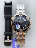 Omega Seamaster Co-Axial Master Chronograph Two Tone Steel Strap 44MM 1:1 Mirror Replica - Image 5