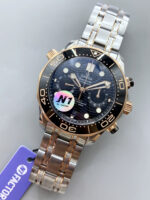 Omega Seamaster Co-Axial Master Chronograph Two Tone Steel Strap 44MM 1:1 Mirror Replica - Image 4