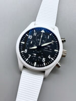 IWC Pilot’s Chronograph Top Gun Ceramic IW389105 1:1 Mirror Replica in Black Dial - Image 4