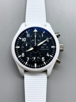 IWC Pilot’s Chronograph Top Gun Ceramic IW389105 1:1 Mirror Replica in Black Dial - Image 2
