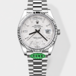 Rolex Day Date Presidential 904L Steel 40MM – Grey Dial 1:1 Mirror Quality Watch（208g）