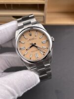 Rolex Oyster Perpetual 41mm — Cal. 3230 Movement, Khaki-Yellow Dial, 904L Steel, Top-Tier 1:1 Replica - Image 4