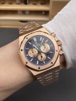 Audemars Piguet Super Clone Royal Oak Chronograph 26331OR Blue Dial Watch - Image 10
