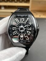 Franck Muller Vanguard Yachting V45 Stainless Steel Black Dial Swiss Replica Watch - Image 2