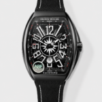 Franck Muller Vanguard Yachting V45 Stainless Steel Black Dial Swiss Replica Watch