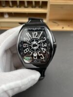 Franck Muller Vanguard Yachting V45 Stainless Steel Black Dial Swiss Replica Watch - Image 3