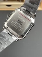 Cartier Santos De Cartier 904L Steel Green Dial Super Clone Replica 40MM Watch - Image 6