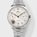 IWC Super Clone Portugieser Swiss 1:1 Mirror Replica Watch White Dial Steel Case Watch