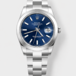 Rolex Datejust 126300 41MM Cal.3135 Swiss 1:1 Mirror Replica Watch in 904L Blue Dial