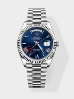 Rolex Day Date Super Clone Blue Roman Dial 40MM 182 Grams Swiss Replica watch