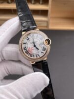 Ballon De Cartier Swiss Automatic 1:1 Mirror Quality 33MM in Rose Gold Plating - Image 4
