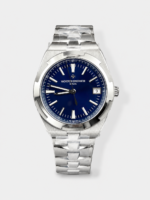 Vacheron Constantin Overseas 1:1 Mirror Swiss Replica Watch in Steel Blue Dial