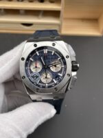 Royal Oak Offshore Chronograph 26420 Titanium Blue Dial Super Clone Watch - Image 3