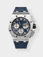 Royal Oak Offshore Chronograph 26420 Titanium Blue Dial Super Clone Watch