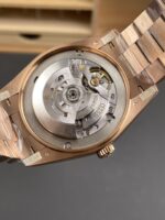 Rolex Day Date 40MM 1:1 Rose Gold in Brown Dial 1:1 Mirror Replica Watch(212 g) - Image 6