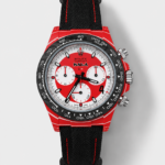 Rolex Daytona Super Clone DiW Kakha Kaladze Red Carbon Casing Watch in Red Dial 1:1 Mirror Replica Watch