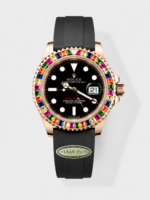 Rolex Yachtmaster 116695 Everose Gold Diamonds Cal.3235 Swiss 1:1 Ultimate 904L Steel Watch