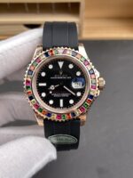 Rolex Yachtmaster 116695 Everose Gold Diamonds Cal.3235 Swiss 1:1 Ultimate 904L Steel Watch - Image 2