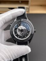 Omega Super Clone Planet Ocean 600M Worldtimer Ceramic Swiss Replica Watch - Image 2