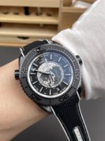 Omega Super Clone Planet Ocean 600M Worldtimer Ceramic Swiss Replica Watch - Image 10