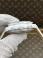 Omega Speedmaster Super Clone White Side of the Moon Ceramic Casing Watch - Image 6
