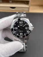 Longines HydroConquest GMT Series 1:1 Top-Grade Replica Watch (Swiss Movement, Black Dial, Stainless Steel Bracelet) - Image 3
