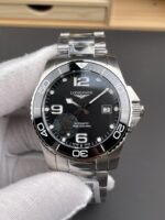 Longines HydroConquest GMT Series 1:1 Top-Grade Replica Watch (Swiss Movement, Black Dial, Stainless Steel Bracelet) - Image 2