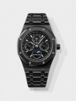 Audemars Piguet Royal Oak Perpetual Calendar Super Clone Black Ceramic Replica Watch
