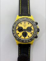 Rolex Cosmograph Daytona DiW BUMBLEBEE Edition Carbon Fiber Watch – Cal.4130 Movement - Image 2