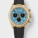 Rolex Daytona Super Clone 126518LN Yellow Gold Turquoise Dial Original Cal.4131 Movement