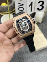 Richard Mille RM052 Skull Genuine Tourbillon Edition Watch in Rose Gold Casing - Image 4