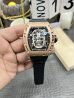 Richard Mille RM052 Skull Genuine Tourbillon Edition Watch in Rose Gold Casing - Image 2