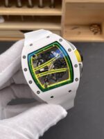 Richard Mille Super Clone RM61-01 White Ceramic Casing Strap Swiss Replica Watch - Image 4