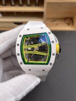 Richard Mille Super Clone RM61-01 White Ceramic Casing Strap Swiss Replica Watch - Image 3