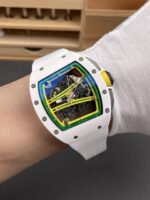 Richard Mille Super Clone RM61-01 White Ceramic Casing Strap Swiss Replica Watch - Image 10