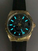 Rolex Sky-Dweller REF# 336935 Black Dial Watch in Yellow Gold 904L Steel Case 1:1 Mirror Replica - Image 12