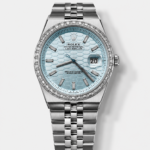 Rolex Land-Dweller 127336 Ice Blue Honeycomb 40MM Swiss Replica Watch