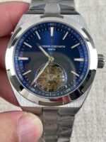 Vacheron Constantin Overseas Tourbillon Stainless Steel in Blue Dial Gold Strap 1:1 Mirror Replica - Image 3