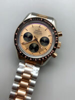 Omega Speedmaster Professional Moonwatch Two Tone Sedna Gold Swiss Replica Watch - Image 3