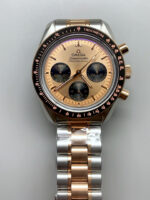 Omega Speedmaster Professional Moonwatch Two Tone Sedna Gold Swiss Replica Watch - Image 2
