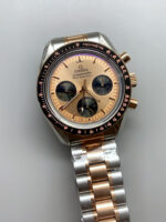 Omega Speedmaster Professional Moonwatch Two Tone Sedna Gold Swiss Replica Watch - Image 4