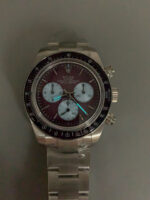 Rolex Daytona Super Clone Artisans De Geneve Edition Maroon Dial Swiss Replica Watch - Image 11