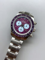 Rolex Daytona Super Clone Artisans De Geneve Edition Maroon Dial Swiss Replica Watch - Image 3