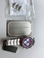 Rolex Daytona Super Clone Artisans De Geneve Edition Maroon Dial Swiss Replica Watch - Image 5