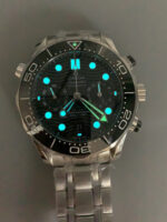 Omega Seamaster Co-Axial Master Chronograph Stainless Steel Casing and Strap 44MM 1:1 Mirror Replica - Image 10