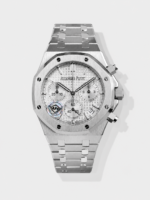 Royal Oak Chrono 26240 White Dial FREE SPRUNG MVMNT Steel Caing Super Clone Watch
