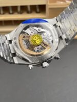 Royal Oak Chrono 26240 White Dial FREE SPRUNG MVMNT Steel Caing Super Clone Watch - Image 4